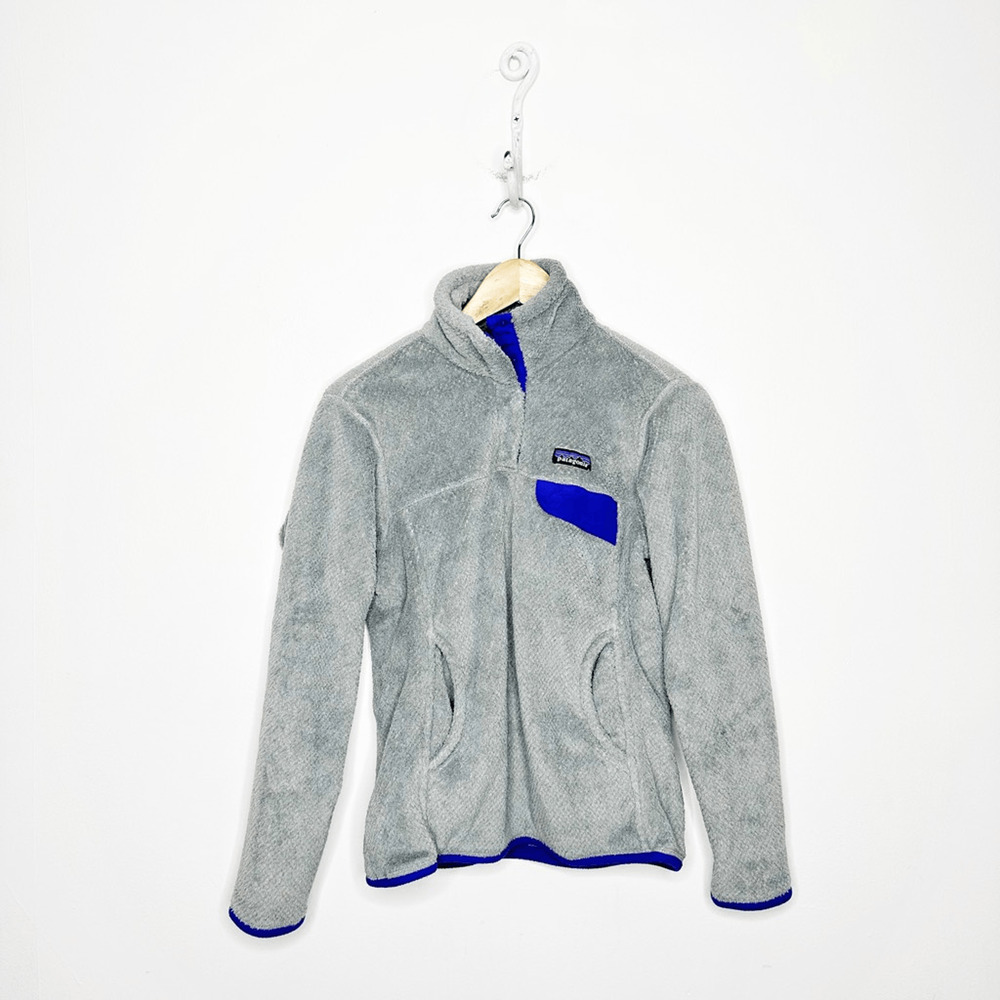 PATATGONIA Re Tool Snap T Fleece Jacket Gray purple synchilla WOMENS S small